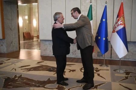 Vučić SUTRA sa Tajanijem na poslovnom forumu Srbija-Italija