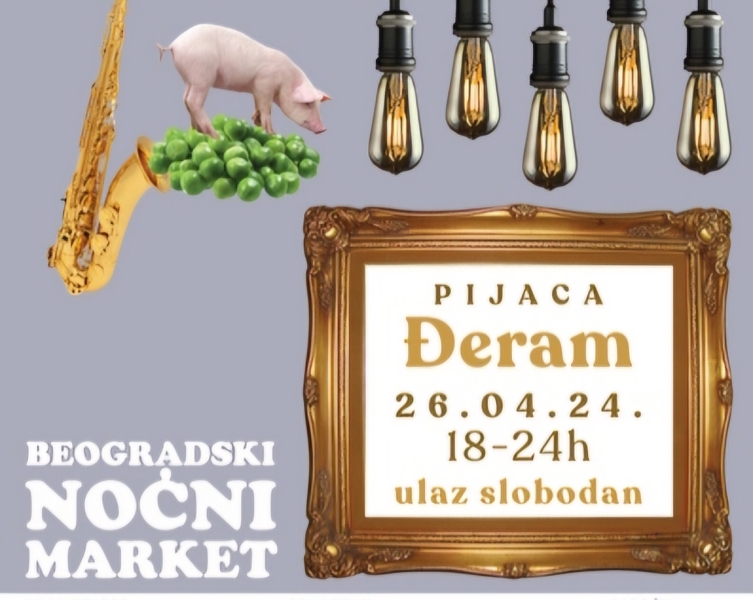 „Beogradski noćni market” na pijaci „Đeram”