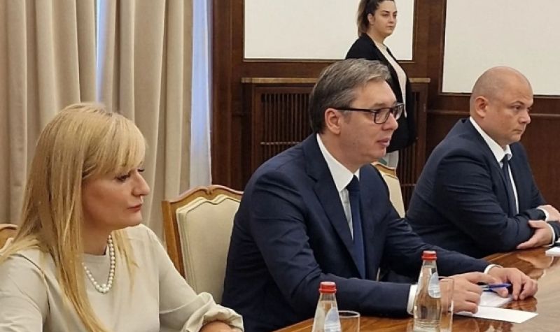 Vučić se sastao sa Šaipom Kamberijem predstavnikom IZBORNE LISTE „Politička borba Albanaca se nastavlja''