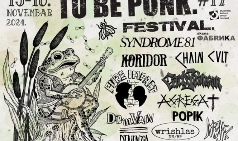 "To be Punk" festival 15. i 16. novembra u Novom sadu