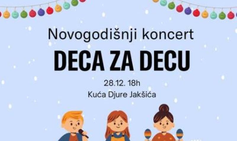 NOVOGODIŠNJI KONCERT „DECA ZA DECU”: Nastup polaznika Muzičke škole „YAMAHA“