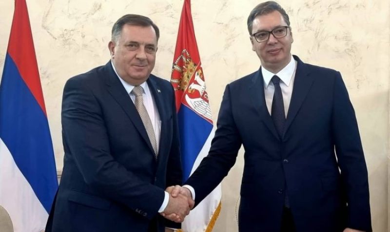 Vučić se sastao sa Dodikom i Cvijanović! Nakon sastanka važno obraćanje predsednika