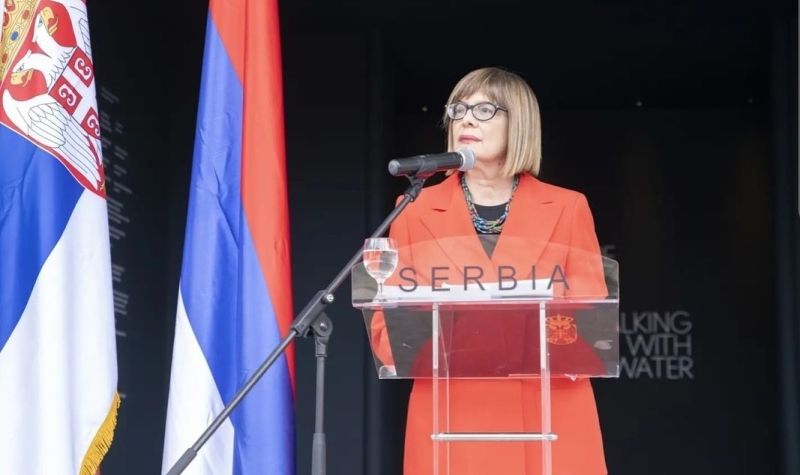 Maja Gojković otvorila Paviljon ''Srbija'' na Venecijanskom bijenalu