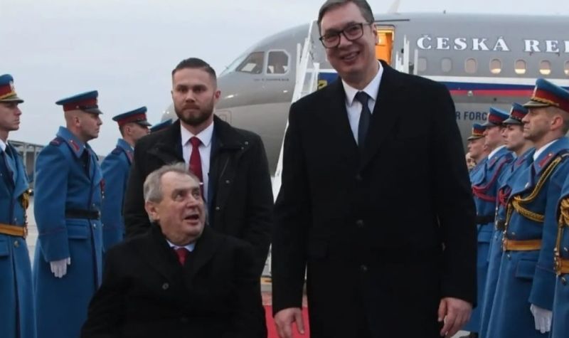 Predsednik Vučić danas sa predsednikom Češke Zemanom