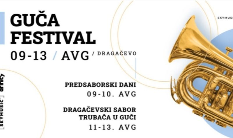 Guča Festival od  9. do 13. avgusta
