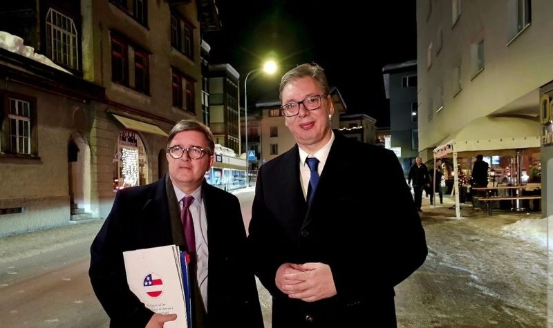 Predsednik Vučić i O' Brajen u Davosu - Važni razgovori o budućnosti Srbije