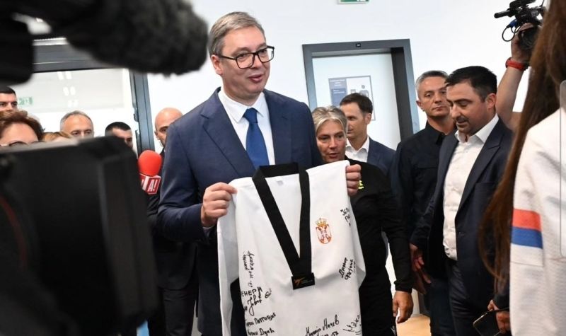 Predsednik Vučić obišao Nacionalni trening centar u Košutnjaku