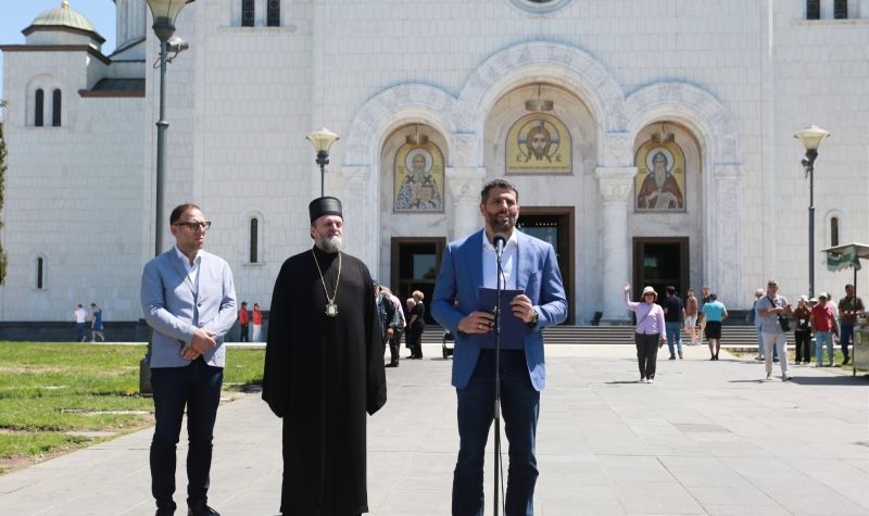 Plato ispred Hrama Svetog Save biće jedan od NAJLEPŠIH na svetu, kako i dolikuje ambijentu pored naše najveće svetinje