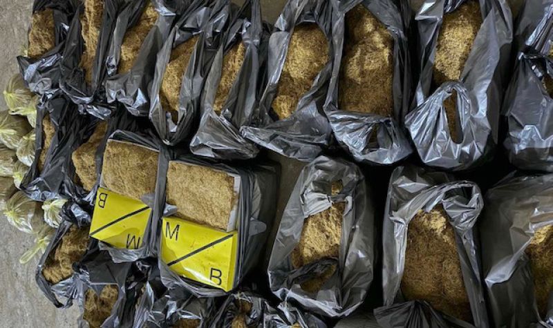 Policija u Pančevu pronašla oko 600 kilograma duvana u listu