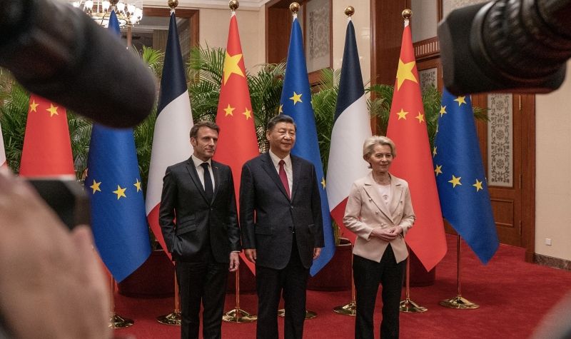 Svetski mediji o nedavnoj poseti evropskih lidera Kini - Makron traži da Peking privede Rusiju razumu, a sve zajedno pregovaračkom stolu