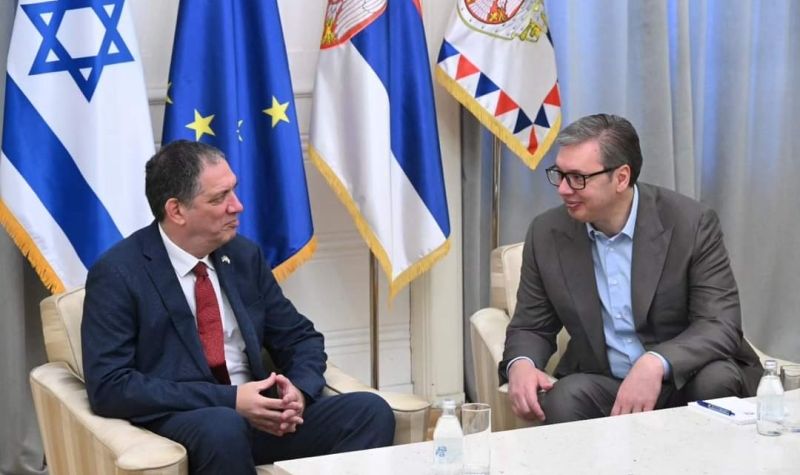 Predsednik Vučić razgovarao sa ambasadorom Izraela