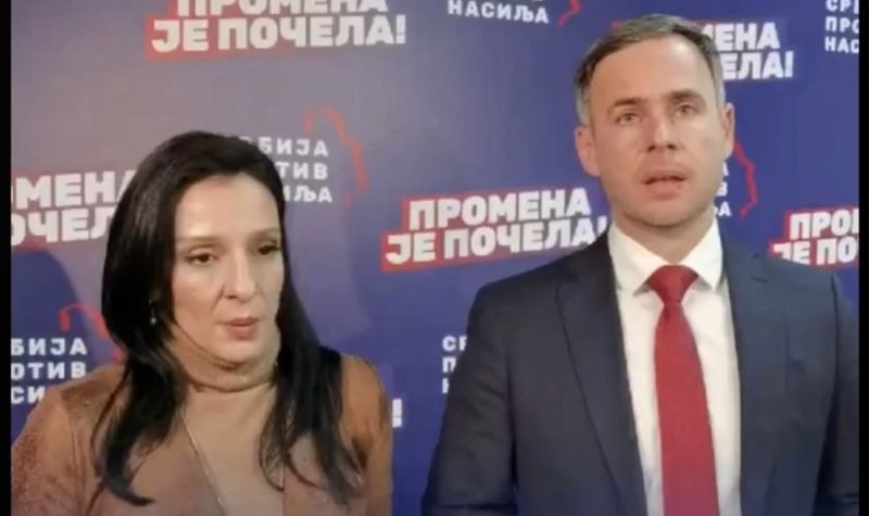 Miroslav Aleksić i Marinika Tepić najavili ŠTRAJK GLAĐU do poništenja beogradskih izbora