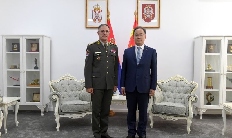 General Mojsilović sastao se sa ambasadorom Kine Li Mingom