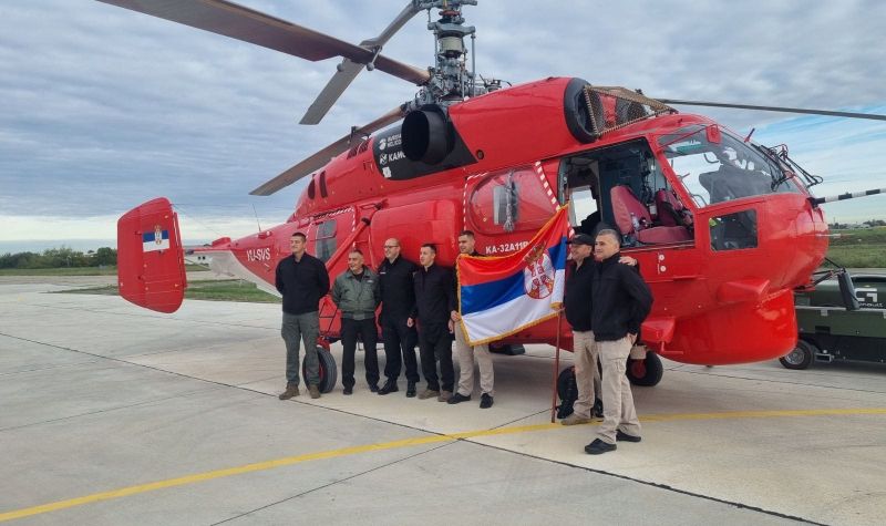 MUP Srbije uputio u Grčku helikopter Kamov Ka-32 kao pomoć u gašenju požara