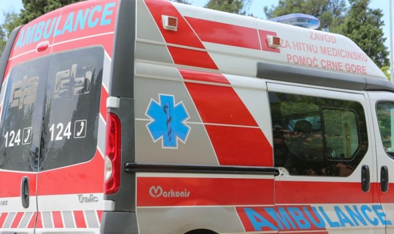 U udesu na putu Cetinje-Budva povređena jedna osoba