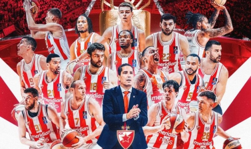 Crvena zvezda osvojila šampionsku titulu u ABA ligi