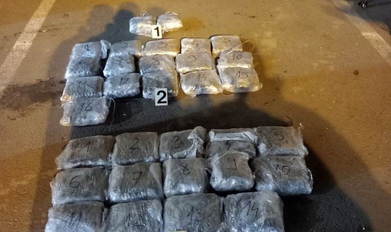 Granična policija na prelazu Šid zaplenila više od 16 kilograma marihuane