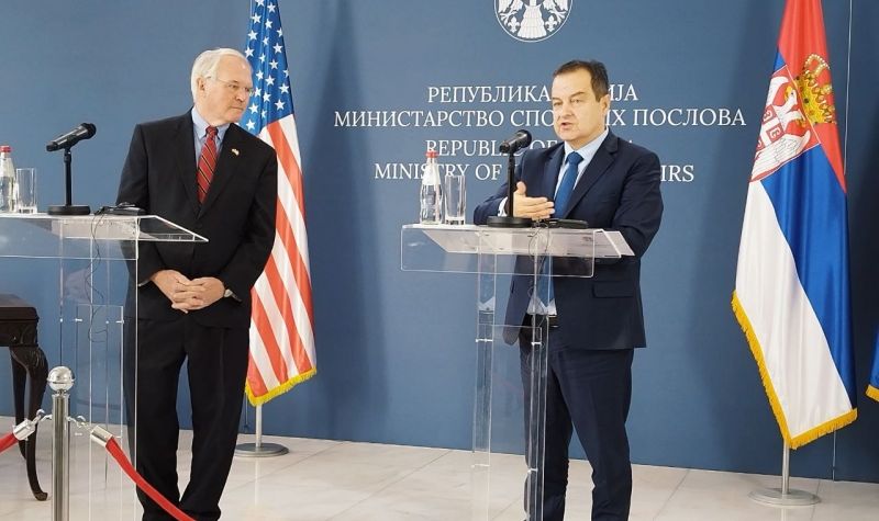 Ministar Dačić DANAS sa ambasadorom Hilom