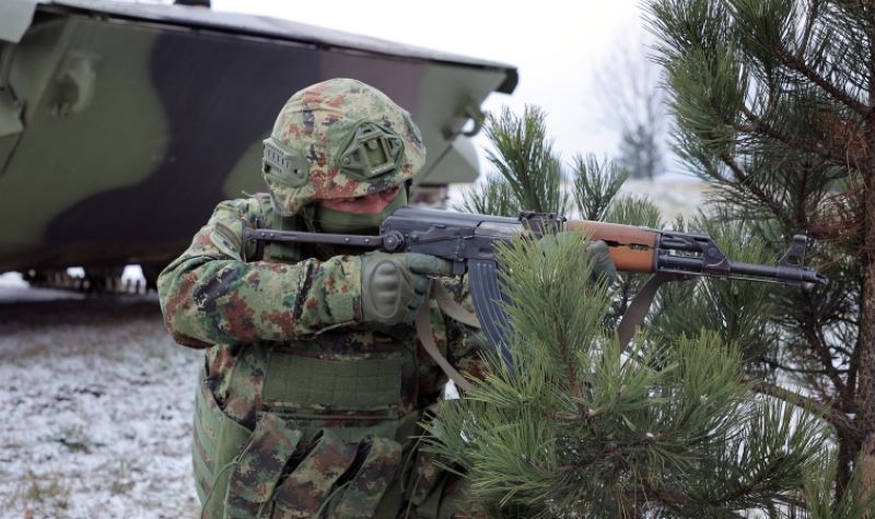 Obuka u mehanizovanim jedinicama Vojske Srbije