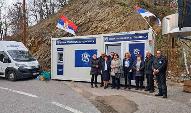 Banka Poštanska štedionica postavila četiri ekspoziture u blizini administrativnih prelaza