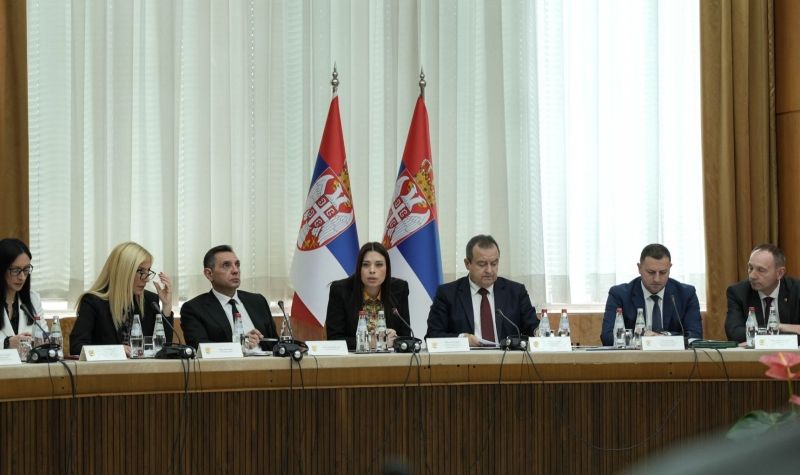 Ministar Dačić predsedavao sednicom Republičkog štaba za vanredne situacije