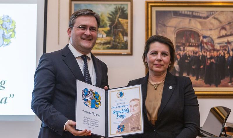 Nikola Selaković primio najviše priznanje bunjevačke nacionalne manjine – nagradu "Ivan Antunović"