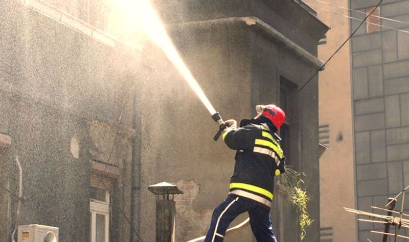 Požar na Novom Beogradu - gorele prostorije Ministarstva pravde