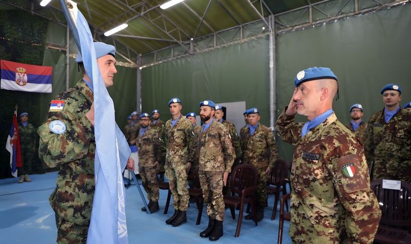 Redovna zamena jedinice Vojske Srbije u mirovnoj operaciji u Libanu