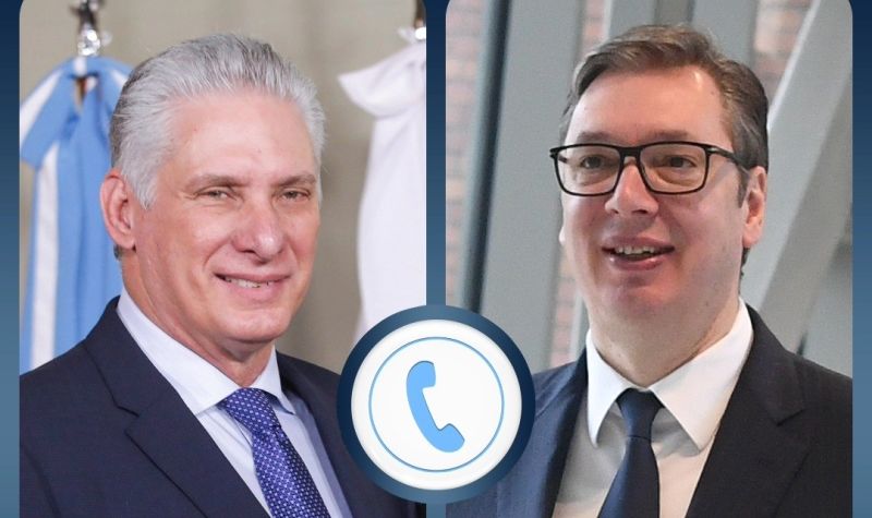 Vučić telefonom razgovarao sa predsednikom Kube