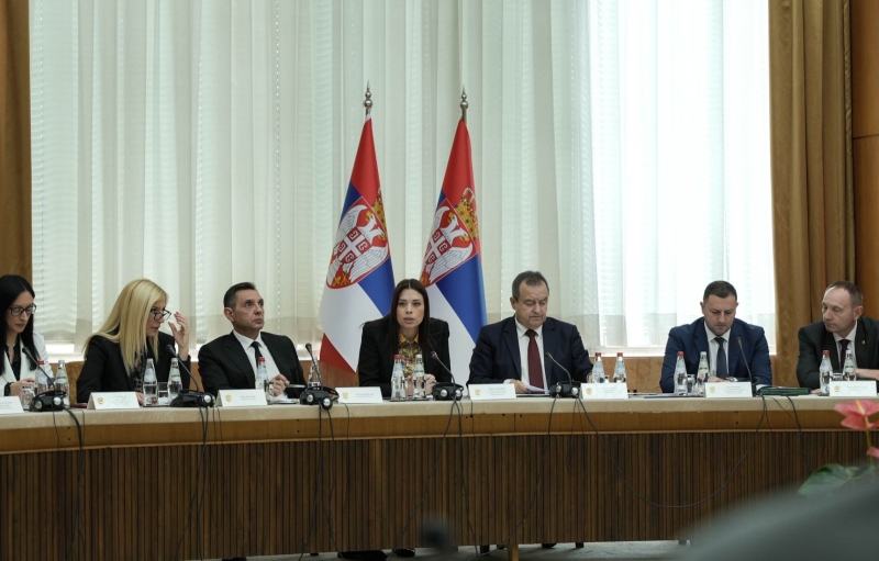 Ministar Dačić predsedavao sednicom Republičkog štaba za vanredne situacije